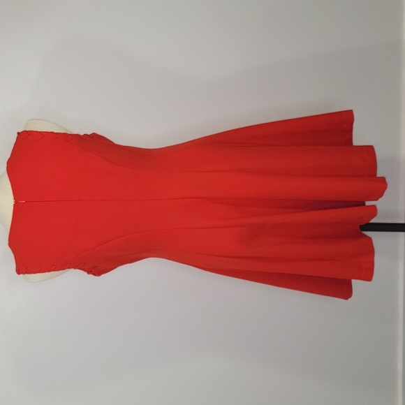 Gabby Skye Red Flared Dress NWT SZ 10 - Picture 5 of 14